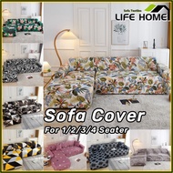 Regular 1/2/3/4-Seater &amp; L Shape Sofa Cover Stretchable Sofa Slipcover Couch Cover Washable