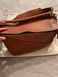 Authentic Loewe MEDIUM Puzzle Bag with Loewe leather charm