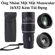 Ống Nhòm Một Mắt Siêu Nét Monocular 16X52 66M/8000M Kèm Túi Đựng