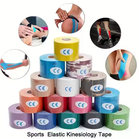 1pc Elastic Sports Waterproof Protective Tape Kinesiology Tape Athletic Bandage Muscle Tape Face Lif