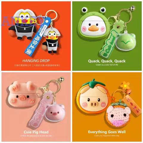 Case for OPPO Enco Free 2 / Free2i Case Earphone Protective Cover Cartoon Free2 2i Cute Shell