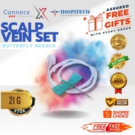 SCALP VEIN SET BUTTERFLY NEEDLE FOR RAPID VENOUS ACCESS 21G