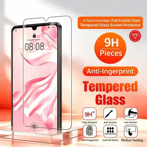 New 3PCS HD Tempered Glass For Huawei P40 P30 P20 Mate 20 Lite Y10 Y6 P9 P7 P Smart Z 2019 2018 Nova