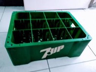 早期 懷舊 7-Up 七喜 汽水/飲料 塑膠箱 收藏 裝飾 擺飾 電影道具