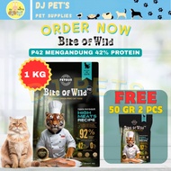 Bite of Wild P42 F42 K42 B45 1kg Free 50gr 2pcs - Dry Cat Food 1kg Pack Catfood Grainbebas
