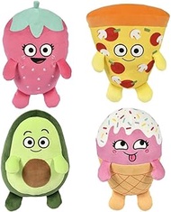 8" Squishy-ishies Foodie Toys - Forest &amp; Twelfth Food Squishies, Mini Squishy Food Toys with Avocado, Strawberry, Pizza, Ice Cream, Food Squishies for Girls and Boys