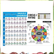 Ukulele Chord Chart Sticker Ukulele Chord Chart for Beginner Big Size