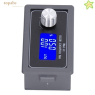 GORROS PWM Signal Generator, LCD Display Adjustable Output Frequency Generator, Stable DC 3.3V-30V S