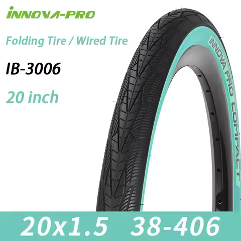 INNOVA IB-3006 20x1.50 Folding Bike Tire 406 Lightweight 20 inch Small Wheel Folding Bicycle BMX Fol