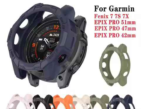 silicone case For Epix Pro 51mm 47mm For for Garmin Fenix 7 7X 7s Pro Protective cover Shell Watch a