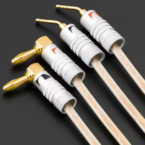 ■ Monster Cable OFC XP 16AWG Speaker Wire Banana Plug Pins High-Performance Audio Cable for HIFI Hom