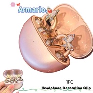 ARMARIO Headphone Diameter Buckle, DIY Decorative Headphone Decoration Clip, Creative Gift Easy to I