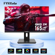 FYHXele 27 Inch Computer Monitor 165Hz Full HDR 2K Elevating and Rotating Computer Monitor IPS Panel