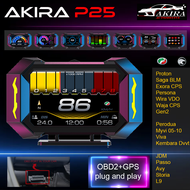PROTON SATRIA NEO GEN2 PERSONA WIRA VDO SAGA BLM EXORA MYVI OLD VIVA AKIRA P25+ OBD2 GAUGE METER