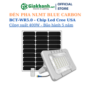 Đèn Pha Năng Lượng Mặt Trời Blue Carbon 400W Blue Carbon BCT-WR5.0 - Khung Nhôm Mặt Kính Cường Lực -