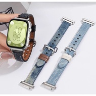 Denim Watch Strap For Huawei watch Fit 4 Strap Cloth Huawei Watch Fit 3 Strap Huawei watch Fit 4 Pro