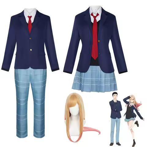 My Dress Up Darling Season 2 Anime Cosplay Costumes Kitagawa Marin Gojo Wakana Cosplay JK School Uni