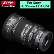 For Sony FE 35mm F1.4 GM Decal Skin Camera Lens Sticker Vinyl Wrap Anti-Scratch Film FE35 FE35mm 35 