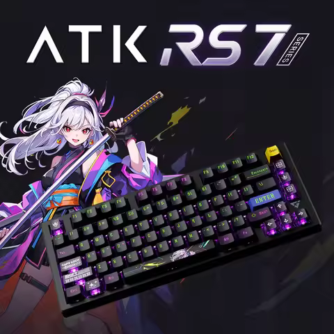 ATK RS7 Magnetic Switch Mechanical Keyboard eSports Hall Effect Keyboard Gaming Keyboard RGB Pc Game