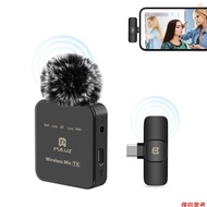 PULUZ PU646B Wireless Microphone System with 1 Receiver & 1 Transmitter 10M Transmission Range Built