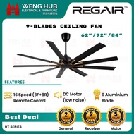 Regair Inovo UT Series 62/72/84 Inch DC Motor Ceiling Fan / Kipas Siling UT62 | UT72 | UT62