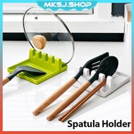 Silicone Kitchen Cooking Utensil Holder Spoon Pot Clips Stand Stove Organizer