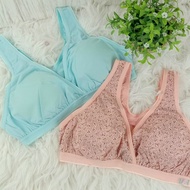 [RAYA FLASH SALE] Fabulous Mom Nursing Sleep Bra [with Removable Padding] [S/M/L/XL][Assorted Design