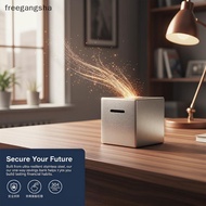 [FREG] 15*15*15 CM Kids Friendly Stainless Steel Coin Bank for Savings and Gifts FDH