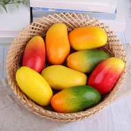 Top Pack of 6 Artificial Mangos Ornament Set for Kitchen Display and Homes Staging