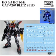WATER DECAL [MASTER DALIN] H043 HG 1/144 GAT-X207 SEED BLITZ GUNDAM SLIDE [FLOURESCENT] MODEL KIT HO