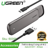 Ugreen 60355 CM238 SATA NGFF,UASP, 6Gbps USB type C M2 hard drive case