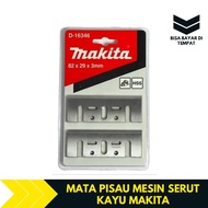 Mata Pisau Mesin Serut Ketam Kayu Makita Planer Blade HSS D-16346 Original Asli TBA879