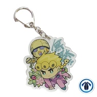Anime acrylic keychain featuring Giorno Giovanna from Jojo's Bizarre Adventure: Golden Wind