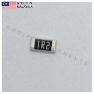 10PCS Taiwan-Grade 1.2R ±5%, 0603 SMD Resistor (1R2)