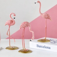 MERAH Pink Flamingo Decoration / Table Decoration Statue Living Room Decoration Resin Bedroom Decora