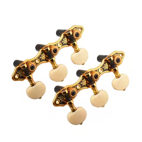 KD Classical Guitar Tuning Peg Flamenco Machine Heads Gold Plated Guitar Peg Tuner Professional Guit
