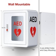 Universal Alarm AED Cabinet (Wall-MOunted) + 3D AED Metal Sign