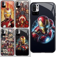 HD Glass Case for Xiaomi Redmi Note Poco M4 M3 11A 11 SE 12 10 10S 10T 11S Pro Lite 5G Z-102 Iron Ma