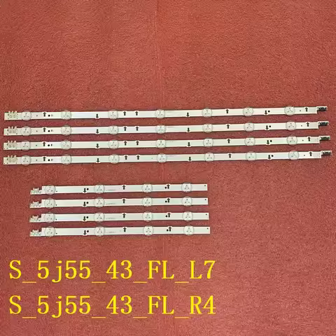 LED Backlight Strip for Samsung UE43J5500 UE43J5550 UE43J5600 U43J5502AK LM41-00117W 00117X BN96-363