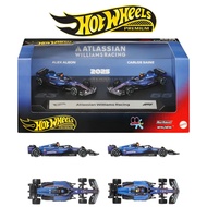 Hot Wheels Premium 2 Pack Formula1 F1 2025 Atlassian Williams Racing Alex Albon Vs Sailosnz Racing C