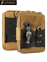 กระเป๋าคาดเอวแบบยุทธวิธีขนาดเล็ก VOTAGOO EDC กระเป๋าใส่ของแบบลำลอง ทนทาน ใช้งานได้หลากหลาย สำหรับผู้