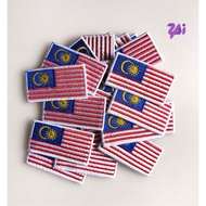 Lencana Sulam Bendera Malaysia Embroidery Patch 1pc