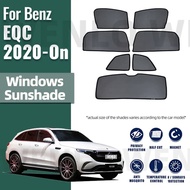 Car Window Shades For Mercedes Benz EQC 2019 2020 2021 2022 2023 2024 Car Sunshade  &*&-100% Blackou