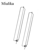 [Miulika] Stainless Steel Outdoor Grilling Fork Set Grill Skewer Barbecue Holder BBQ Accessories for