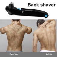 new Men Electric Back Trimmer 180 Degrees Foldable Shaving Razor Epilator Battery Powered Long Handl