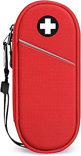 SITHON EpiPen Medical Carrying Case Insulated, Travel Medication Organizer Bag Emergency Medical Pou