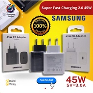 Travel Adapter SAMSUNG Super Fast Charging 2.0 45W PD USB-C (EP-TA845) Original 100%