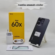 Realme Note 60x Ram 4/64 masih mulus fulset ori garansi resmi Indonesia