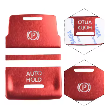 Personalize Your Car\\\'s Interior Car Handbrake Auto Hold P Switch Button Sticker Cover for Golf 7 