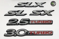 โลโก้ SL / SX / SLX / 2.5 TURBO / 3.0 TURBO สำหรับ ISUZU TFR ปี 95-98 ตกแต่งรถยนต์  **ราคาต่อชิ้น**  **หากมีข้อสงสัยทักแชทก่อนสั่งซื้อสินค้า**